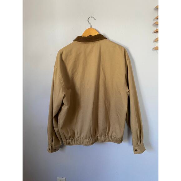 Vintage Tan & Brown Polo Ralph Lauren Harrington Jacket | Corduroy - (Men’s L) - Picture 2 of 12